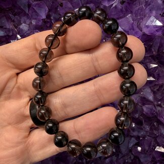 Midnight Lace Black Obsidian Bracelets - 8mm