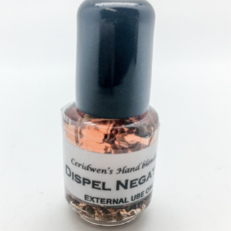 Dispel Negativity Oil (.125 oz) Glass Bottle Elixir - Ceridwen's