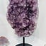 Amethyst Druzy on Black Pin Stand - 12" Rough Raw Natural Specimen