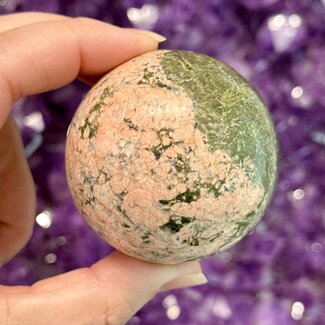Unakite Jasper Sphere Orb-45mm
