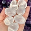 Selenite (Satin Spar Gypsum) Worry (Thumb Fidget Relaxation Pocket) Stones - Small Oval