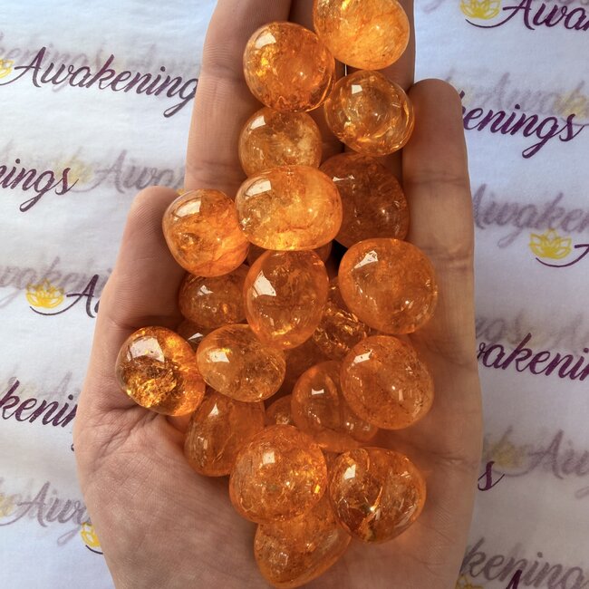 Crackled Citrine - Tumbled