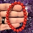 Red Coral Bracelets - 8mm