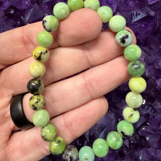 Chrysoprase Bracelets (AAA Grade) - 8mm