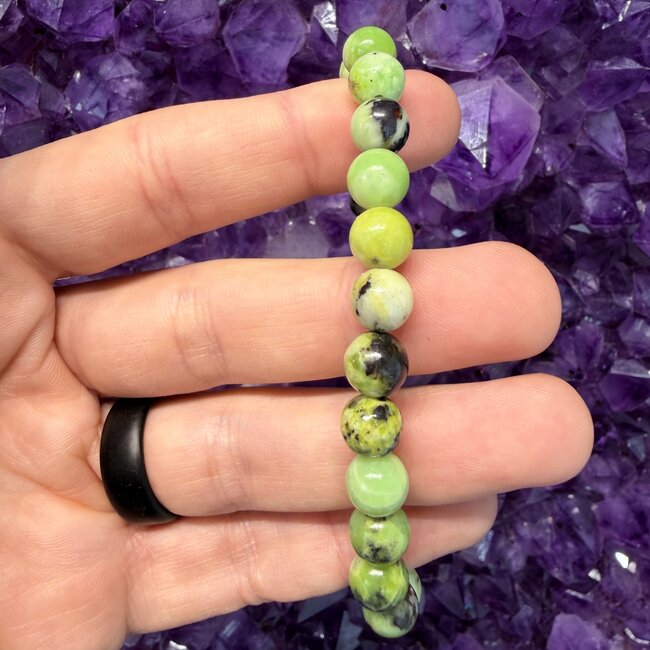 Chrysoprase Bracelets (AAA Grade) - 8mm