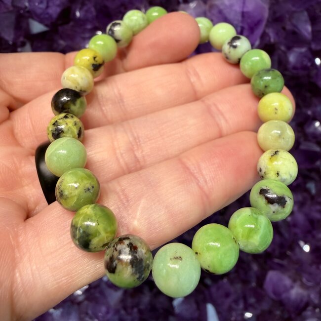 Chrysoprase Bracelets (AAA Grade) - 8mm
