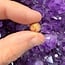 Muave Rose Quartz (AAA Grade) Hand Carved Gold Dragon Bead- 8mm