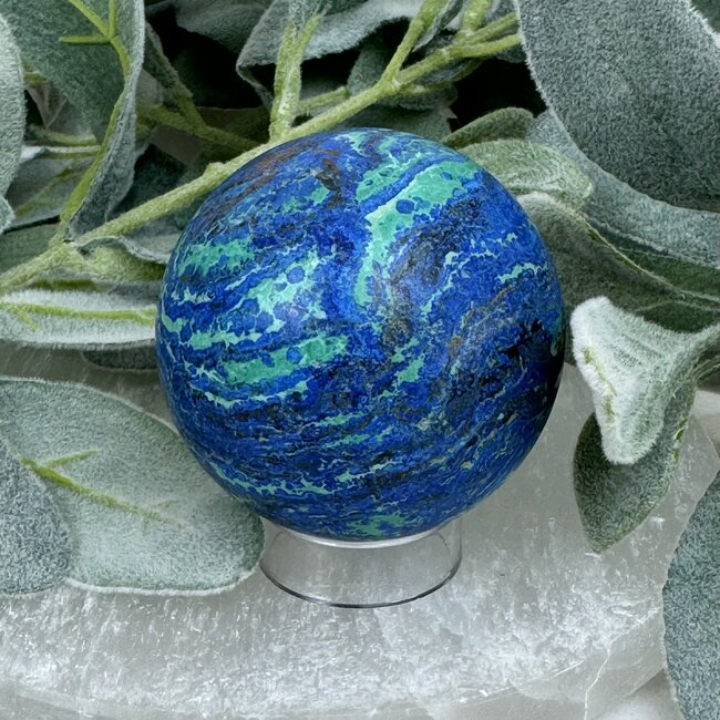 Azurite & Malachite Spheres Orb Globe - 60-65mm