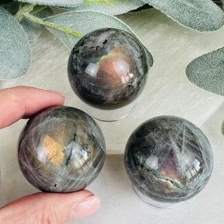 Labradorite Spheres Orb Globe - 40-45mm