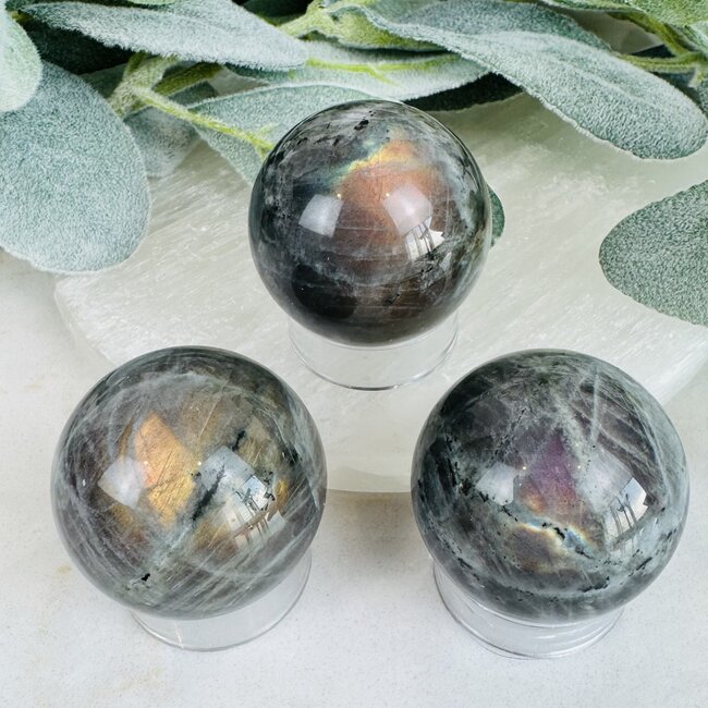 Labradorite Spheres Orb Globe - 40-45mm