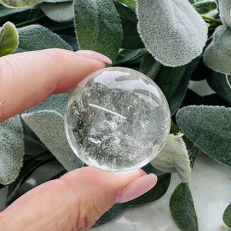 Clear (Crystal) Quartz Spheres Orb Globes - 30-35mm