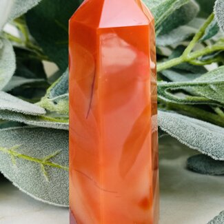 Carnelian Tower Point Generator - Large (3-4")