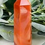 Carnelian Tower Point Generator - Large (3-4")