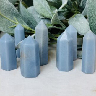 Angelite Tower Point Generator - Small 1-3"