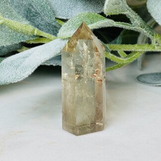 Citrine & Smoky (Smokey) Quartz Generator Tower Point - Small (1 - 3") Smoky Citrine