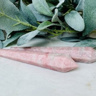Pink Opal Faceted Wands