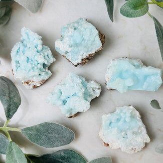 Blue Aragonite Large - Rough Raw Natural