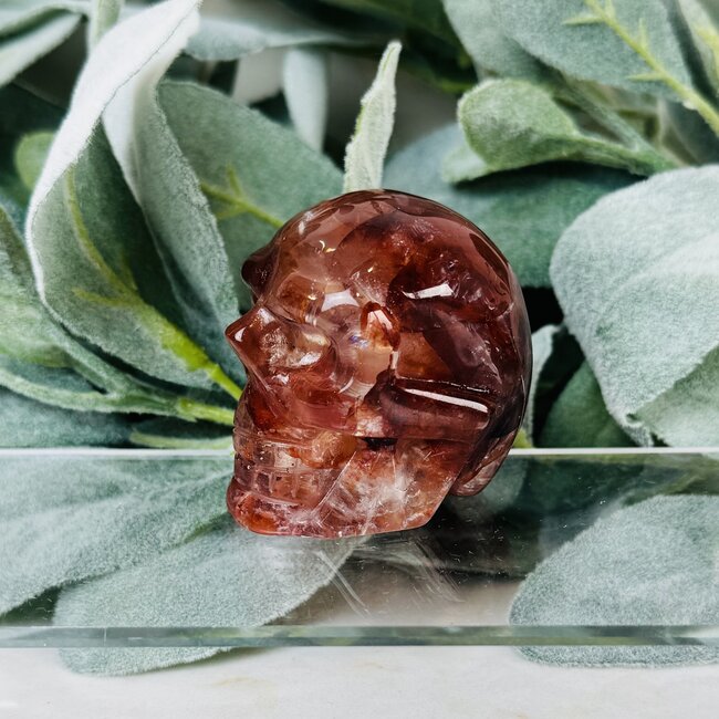 Fire Quartz (Red Hematoid) Skulls (AA Grade) - Medium