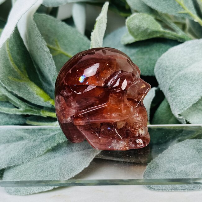 Fire Quartz (Red Hematoid) Skulls (AA Grade) - Medium
