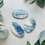 Blue Kyanite Palm Pillow Pocket Stones - Large