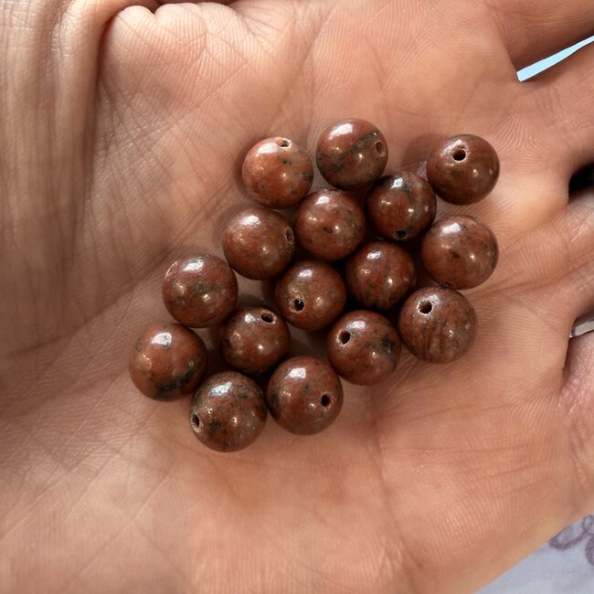Irish Munster Cork Connemara Marble Beads  - 8mm