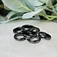 Hematite Round Rings - Size 7