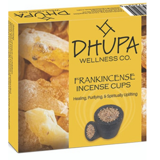 Dhupa Frankincense Incense Smudge Cups - Box of 6 Handmade