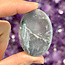 Grape Agate Purple Chalcedony Worry (Thumb Fidget Relaxation Pocket)  Stones - Medium Oval