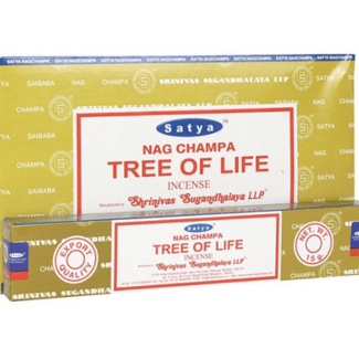 Tree of Life Incense - 12 Sticks in Box 15g - Satya Nag Champa