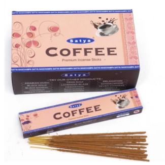 Coffee Incense - 12 Sticks in Box 15g - Satya