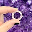 Rose Quartz Rings - Size 6 Plain Dome