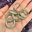 Labradorite Rings - Size 6 Plain Dome