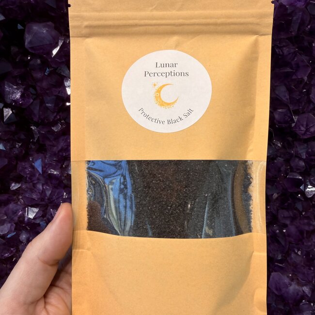 Black Salt - 8oz Protective Banishing Cleansing House Home