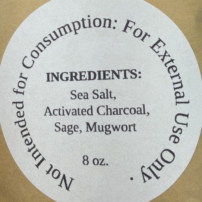 Black Salt - 8oz Protective Banishing Cleansing House Home