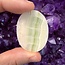 Pistachio Sea Green Calcite Worry (Thumb Fidget Relaxation Pocket)  Stones - Medium Oval