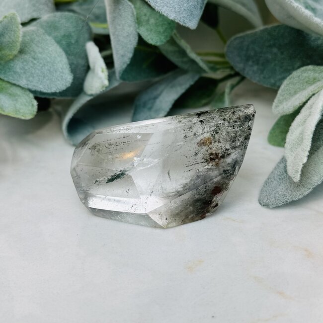 Garden (Landscape Ghost Phantom) Lodolite Quartz Free Form Freeform - Large