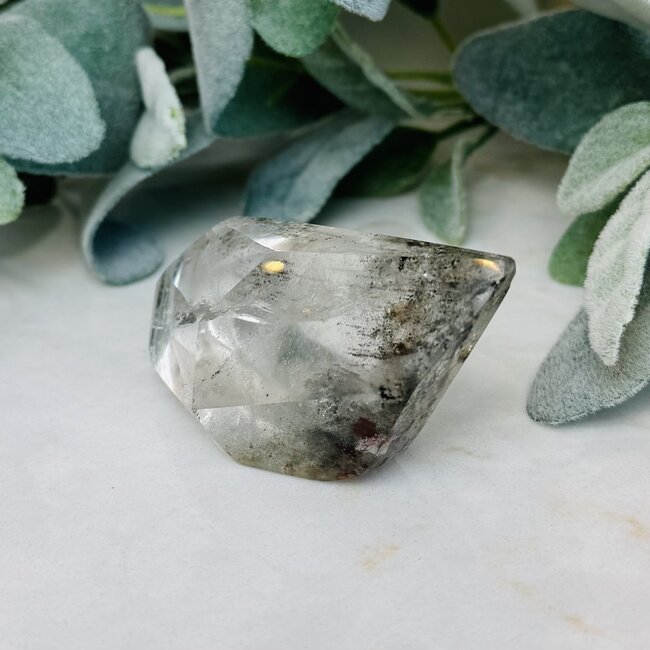 Garden (Landscape Ghost Phantom) Lodolite Quartz Free Form Freeform - Large