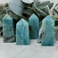 Caribbean Blue Calcite Obelisks - Tower Point Generator Medium
