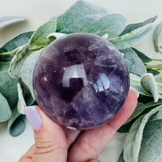 Amethyst Spheres Orbs Globes - 55-60mm