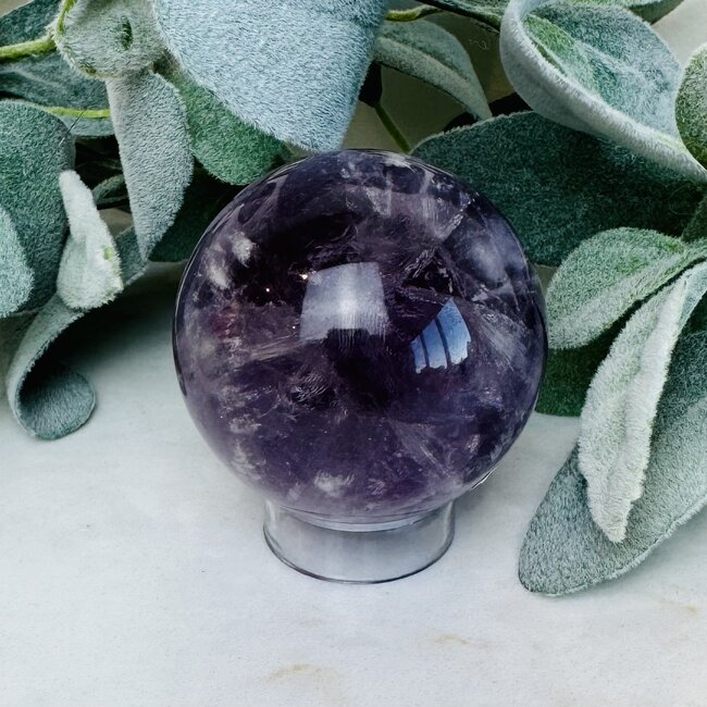 Amethyst Spheres Orbs Globes - 55-60mm