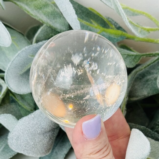Clear (Crystal) Quartz Spheres Orb Globes - 60-65mm