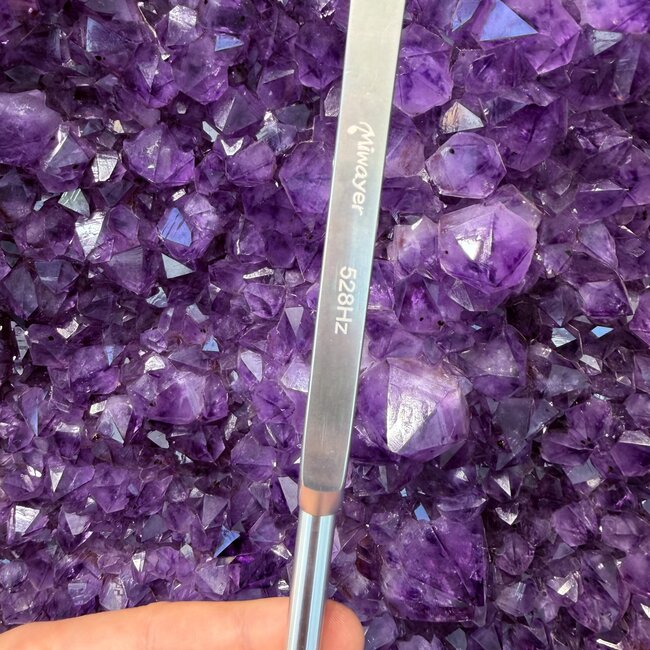 528 Hz Tuning Fork Bag & Hammer - Mi Chakra Frequency OM Key of C - Tone Healing Mallet
