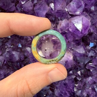 Fancy Jasper Rings - Size 7