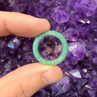 Amazonite Rings - Size 10