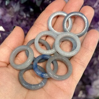 Blue Aventurine Rings - Size 8