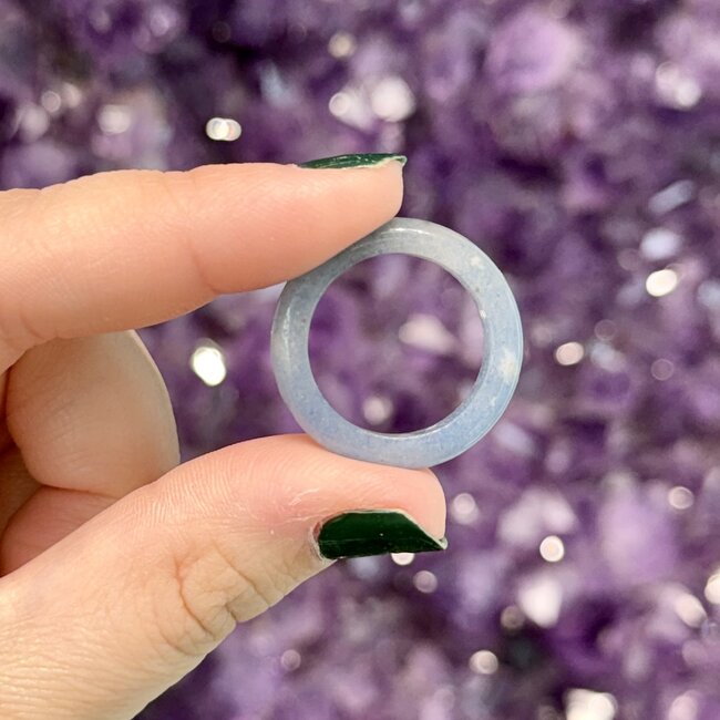 Blue Aventurine Rings - Size 8