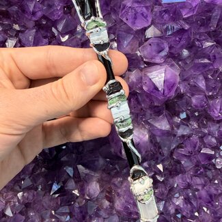 Empath Medium Medium Wands - Acrylic Stand Included - Double Terminated DT Handmade Reiki Infused - Healing