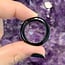 Black Obsidian Rings - Size 10 Plain Dome