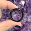 Black Obsidian Rings - Size 9 Plain Dome