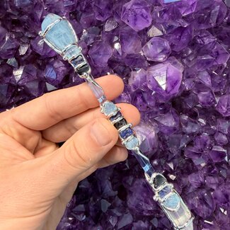 Clarity Medium Wands - Acrylic Stand Included - Double Terminated DT Handmade Reiki Infused - Healing